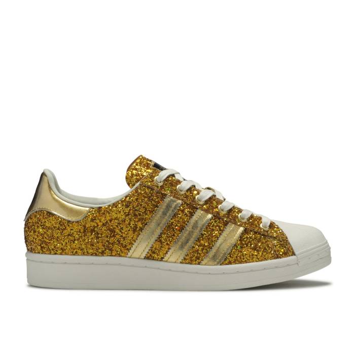 アディダス Adidas 【 Wmns Superstar 'Sparkling Gold' Women Gold Metallic/Gold Metallic/Cloud White 】 Superstar スーパースター レディース ゴールド 白色 ホワイト