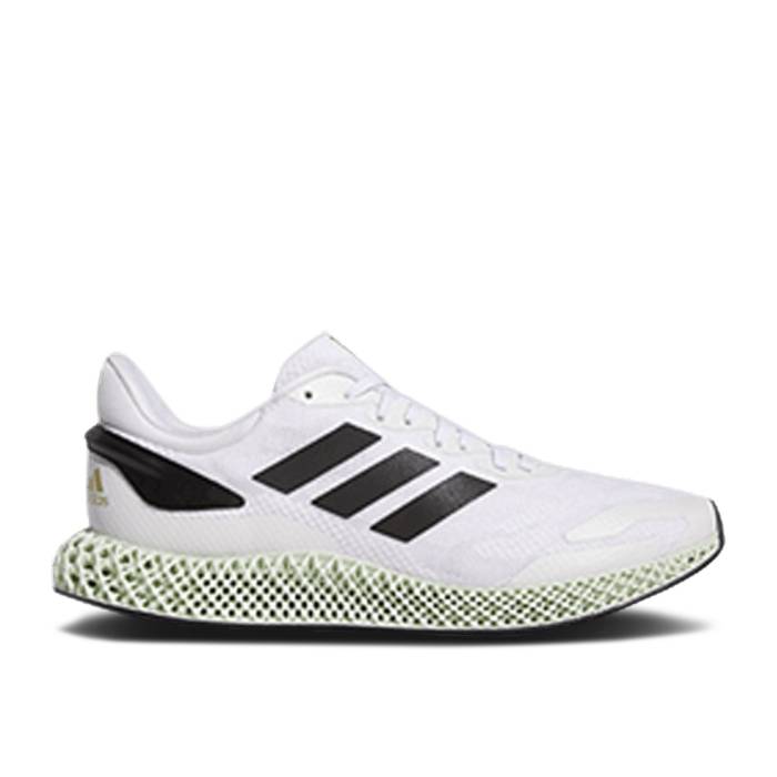 アディダス Adidas 【 4D Runner 1.0 Footwear White Men Footwear White/Core Black/Gold Metallic 】 メンズ 白色 ホワイト コア 黒色 ブラック ゴールド