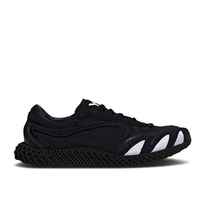 アディダス Adidas 【 Y-3 Runner 4D \'Black\' Men Core Black/Footweare White/Core Black 】 メンズ コア 黒色 ブラック 白色 ホワイト