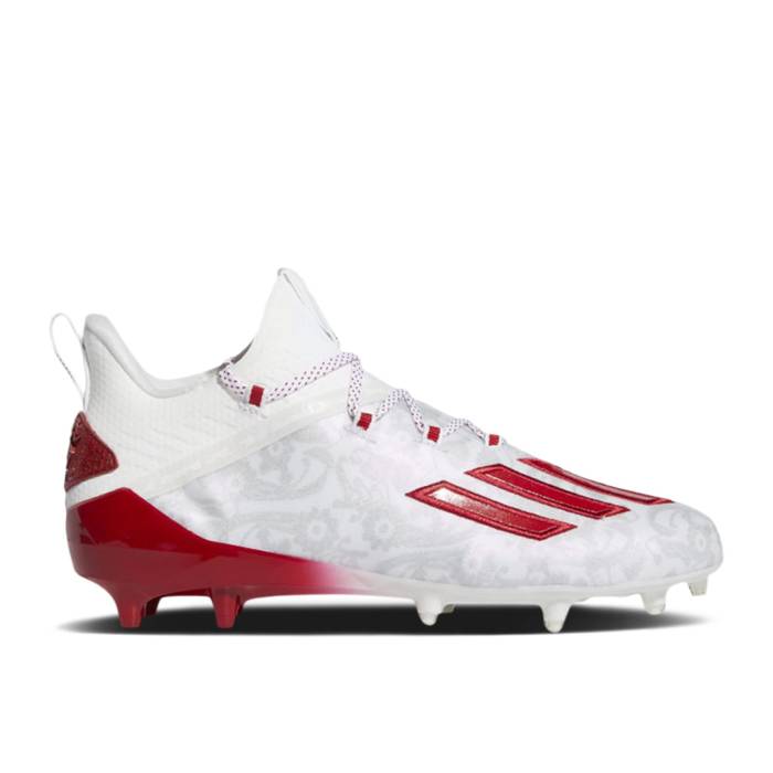 アディダス Adidas 【 Adizero New Reign 'Floral - Red' Men Cloud White/Team Power Red/Cloud White 】 アディゼロ メンズ 白色 ホワイト Team チーム Power パワー Red 赤・レッド