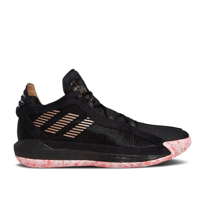 アディダス Adidas 【 Dame 6 'Signal Pink' Men Core Black/Signal Pink/Footwear White 】 メンズ コア 黒色 ブラック pink ピンク 白色 ホワイト|スニケス