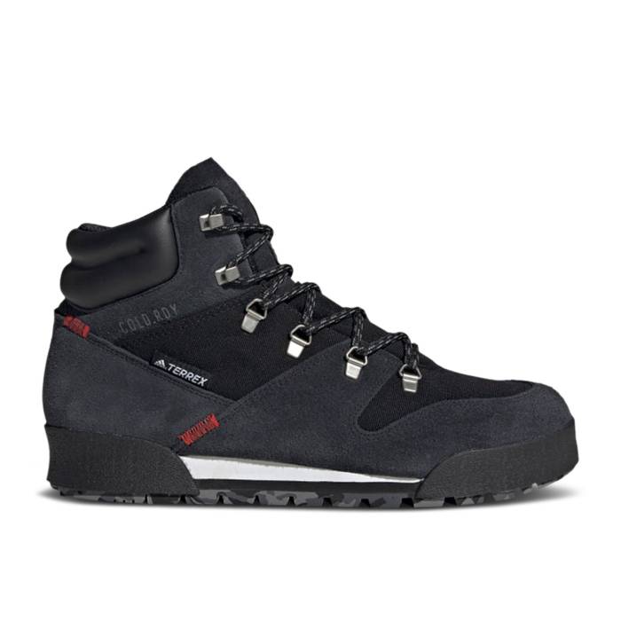 アディダス Adidas 【 Terrex Snowpitch Cold.rdy Black Scarlet Men Core Black/Core Black/Scarlet 】 メンズ コア 黒色 ブラック