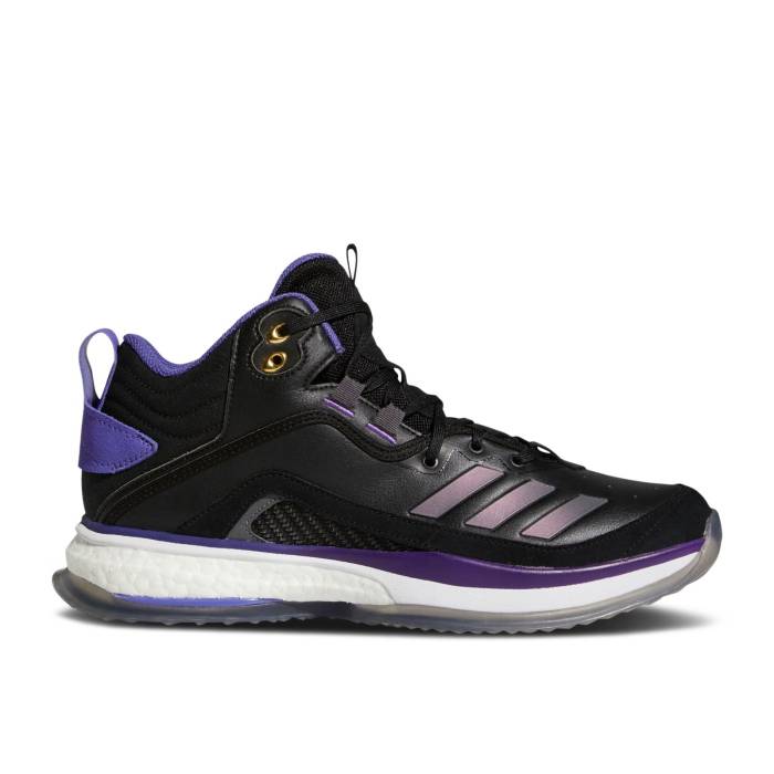 アディダス Adidas 【 Icon 6 Turf 'Kage Kicks - Black Purple' Men Core Black/Grey/Core Black 】 アイコン ターフ 黒色 ブラック メンズ コア 黒色 ブラック 灰色 グレー｜スニケス