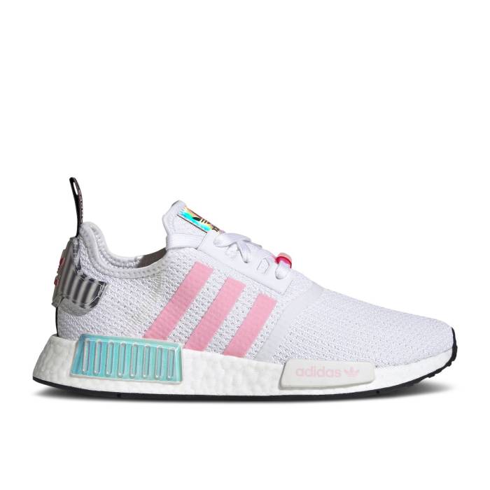 アディダス Adidas 【 Wmns Nmd_R1 \u0027White True Pink Hologram\u0027 Women Cloud White/True Pink/Core Black 】 pink さくら色 レディース 白いこと 白いこと pink さくら色 中核グループ 黒いこと 黒いこと