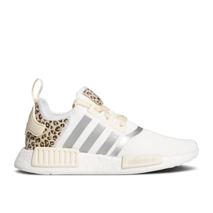 アディダス Adidas 【 Wmns Nmd_R1 'Cheetah' Women Cloud White/Silver Metallic/Ecru Tint 】 レディース 白色 ホワイト Silver 銀色・シルバー