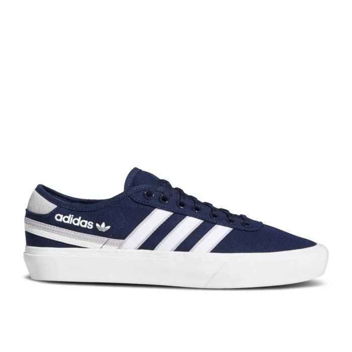 アディダス Adidas 【 Delpala Collegiate Navy Men Collegiate Navy/Cloud White/Grey Four 】 メンズ 紺色 ネイビー 白色 ホワイト 灰色 グレー