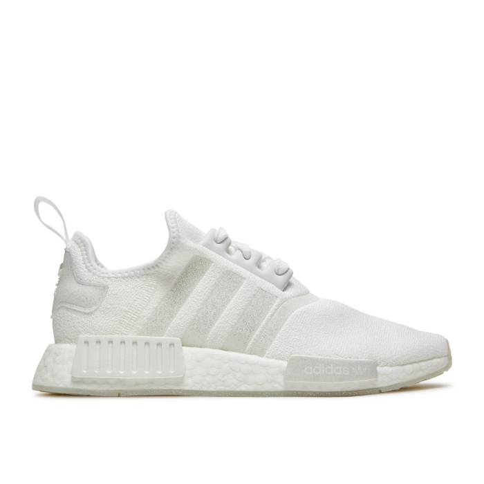 アディダス Adidas 【 Wmns Nmd_R1 \u0027White Silver Metallic\u0027 Women Cloud White/Silver Metallic/Cloud White 】 Silver しろがね色・しろがね色 レディース 白いこと 白いこと Silver しろがね色・しろがね色