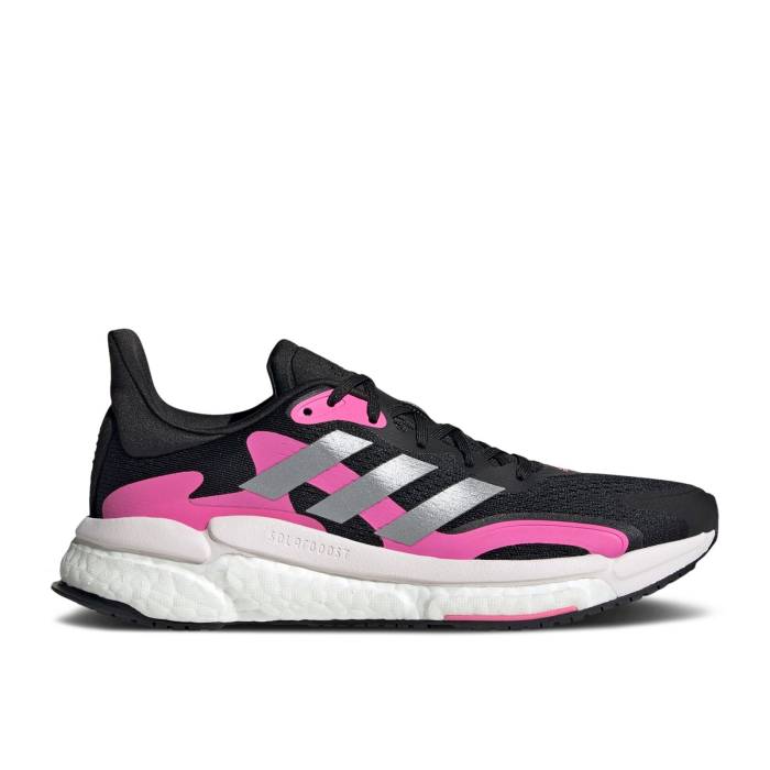 アディダス Adidas 【 Wmns Solar Boost 3 \u0027Black Screaming Pink\u0027 Women Core Black/Screaming Pink/Halo Silver 】 ブースト レディース 中核グループ 黒いこと 黒いこと pink さくら色 Silver しろがね色・しろがね色