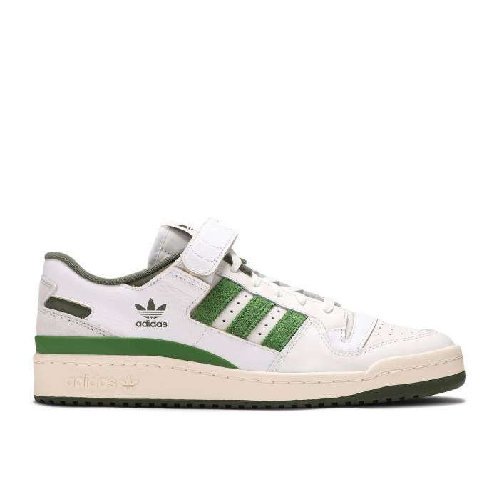 アディダス Adidas 【 Forum 84 Low 'White Crew Green' Men Cloud White/Crew Green/Wild Pine 】 フォーラム クルー メンズ 白色 ホワイト クルー green 緑・グリーン wild ワイルド|スニケス