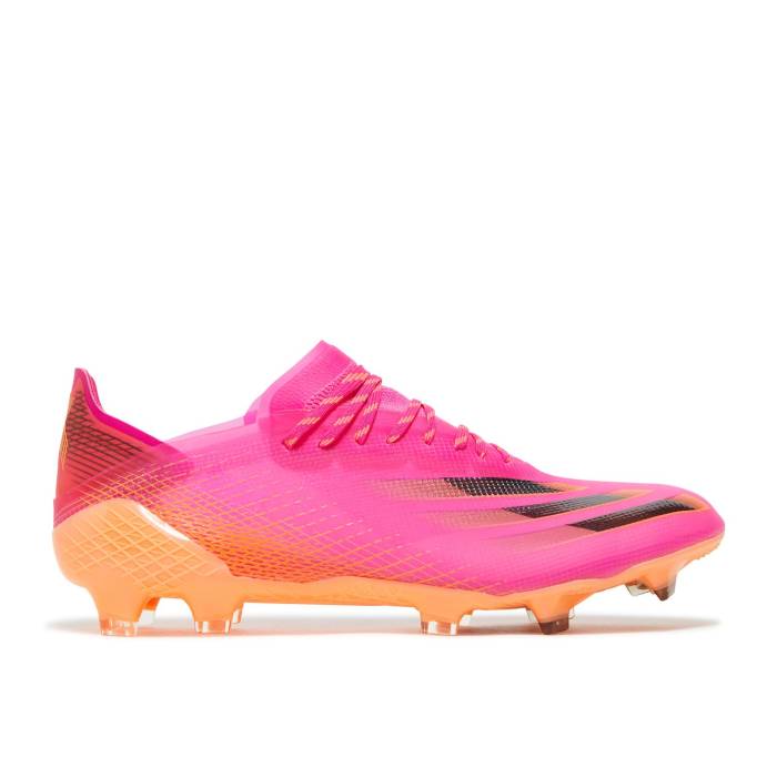 アディダス Adidas 【 X Ghosted.1 Fg 'Shock Pink' Men Shock Pink/Core Black/Screaming Orange 】 メンズ ショック pink ピンク コア 黒色 ブラック orange 橙・オレンジ｜スニケス
