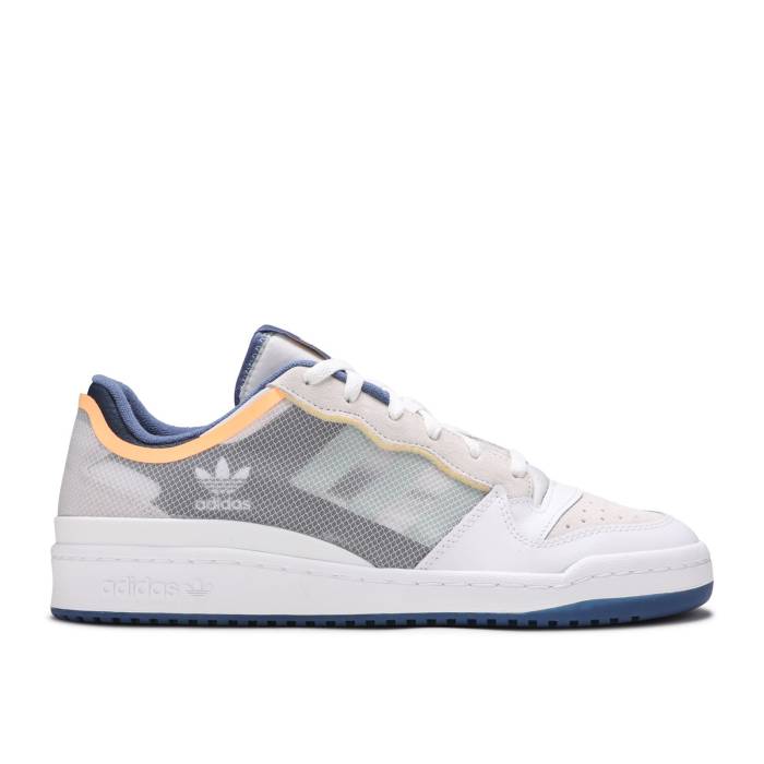 アディダス Adidas 【 Forum Low Tt White Crew Blue Men Cloud White/Acid Orange/Crew Blue 】 フォーラム クルー メンズ 白色 ホワイト orange 橙・オレンジ クルー 青色 ブルー