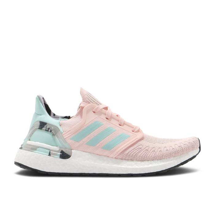アディダス Adidas 【 Wmns Ultraboost 20 \u0027Pink Tint Frost Mint\u0027 Women Pink Tint/Frost Mint/Collegiate Navy 】 レディース pink さくら色 紺色 米国海軍