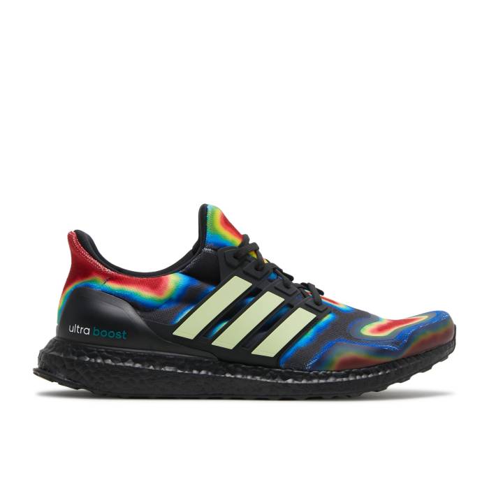 アディダス Adidas 【 Ultraboost Dna Heat Map Men Core Black/Yellow Tint/Eqt Green 】 メンズ コア 黒色 ブラック yellow 黄色・イエロー green 緑・グリーン
