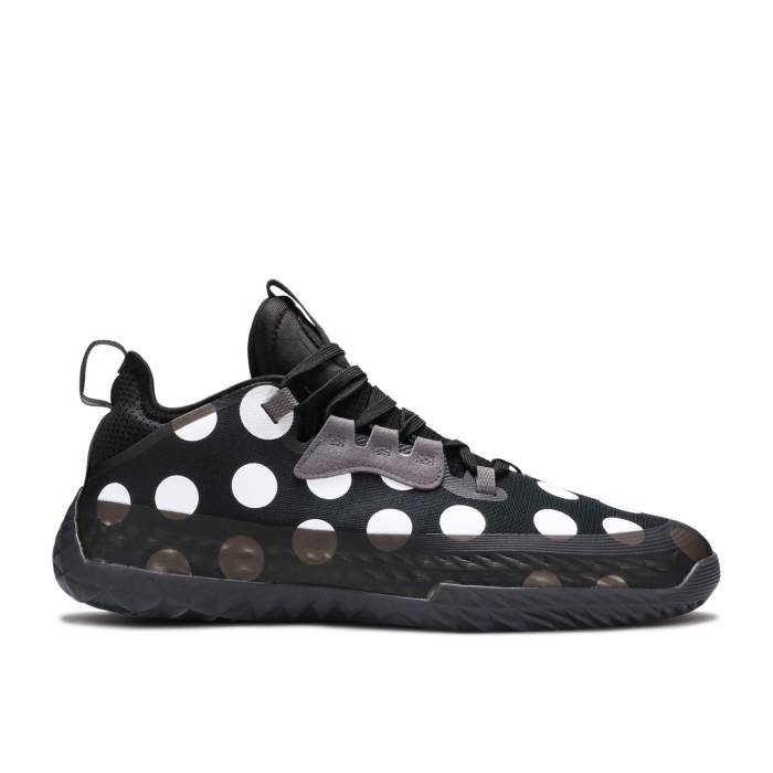 アディダス Adidas 【 Harden Vol. 5 Futurenatural Polka Dot Men Core Black/Cloud White/Team Dark Grey 】 ハーデン メンズ コア 黒色 ブラック 白色 ホワイト Team チーム 灰色 グレー