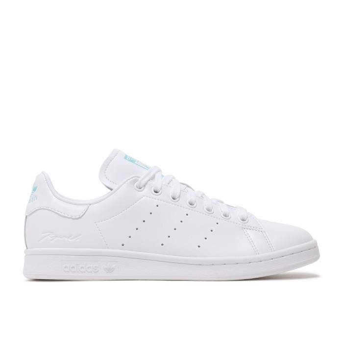 アディダス Adidas 【 Kyne X Stan Smith White Pulse Aqua Men Cloud White/Cloud White/Pulse Aqua 】 メンズ 白色 ホワイト アクア