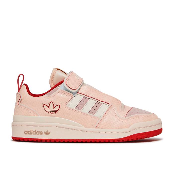 アディダス Adidas 【 S.e.e.d. X Wmns Forum Plus 'Pink Tint' Women Pink Tint/Wonder White/Red 】 フォーラム レディース pink ピンク 白色 ホワイト Red 赤・レッド｜スニケス