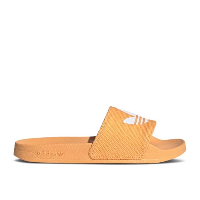 アディダス Adidas 【 Wmns Adilette Lite Slide \u0027Hazy Orange\u0027 Women Hazy Orange/Cloud White/Hazy Orange 】 アディレッタ 点火装置 Slide サンダル レディース orange 橙・オレンジ色 白いこと 白いこと