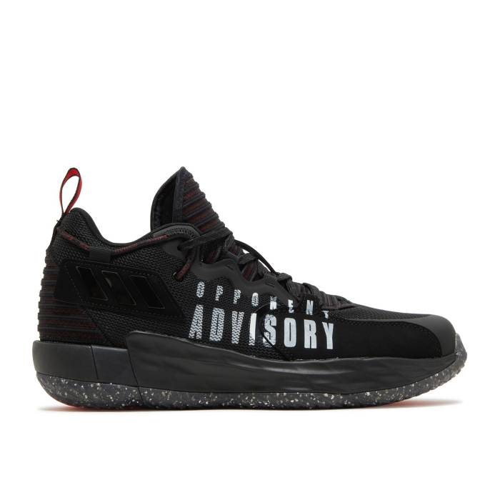 アディダス Adidas 【 Dame 7 Extply Gca Opponent Advisory Men Core Black/Cloud White/Vivid Red 】 メンズ コア 黒色 ブラック 白色 ホワイト Red 赤・レッド