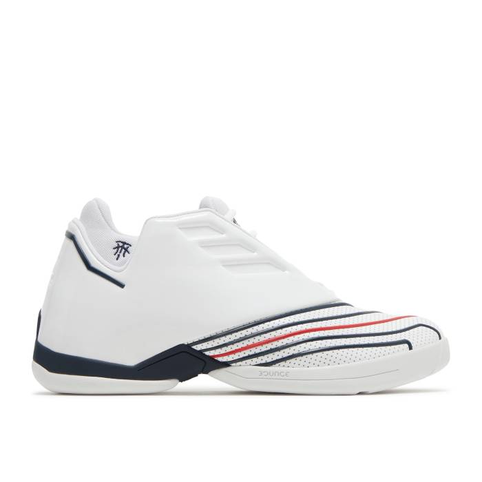 アディダス Adidas 【 T-Mac 2 Restomod Usa Men Cloud White/Team Navy/Scarlet 】 メンズ 白色 ホワイト Team チーム 紺色 ネイビー