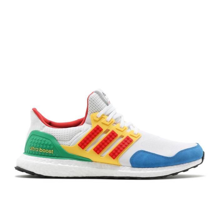 アディダス Adidas 【 Lego X Ultraboost Dna Color Pack - Multi Men Cloud White/Red/Shock Blue 】 メンズ 白色 ホワイト Red 赤・レッド ショック 青色 ブルー