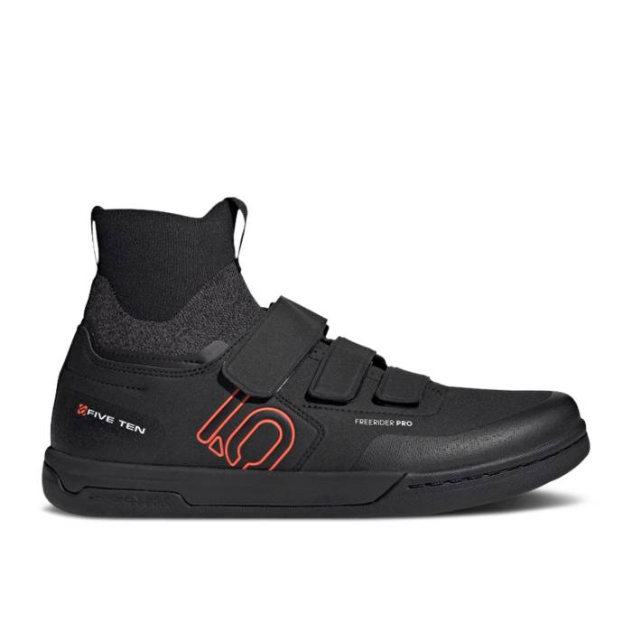 アディダス Adidas 【 Five Ten Freerider Pro Mid \u0027Black Solar Red\u0027 Men Core Black/Solar Red/Grey Three 】 労働者階級 ミッド メンズ 中核グループ 黒いこと 黒いこと Red 赤・赤いこと 薄墨色 薄墨色