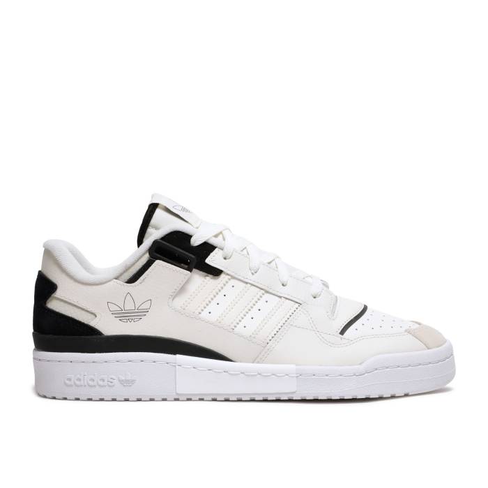 アディダス Adidas 【 Forum Exhibit Low \u0027Off White Black\u0027 Men Off White/Core Black/Cream White 】 討論会 白いこと 白いこと メンズ 白いこと 白いこと 中核グループ 黒いこと 黒いこと 皮膚軟化剤
