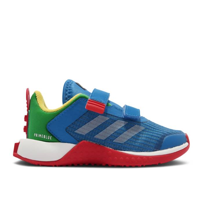 アディダス Adidas 【 Lego X Sport I \u0027Shock Blue Green\u0027 Infant Shock Blue/Cloud White/Green 】 青碧 青碧 もの言う花 ぼうぜん自失 青碧 青碧 白いこと 白いこと green 緑・緑であること