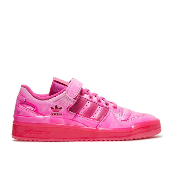 アディダス Adidas 【 Jeremy Scott X Forum Low \u0027Dipped - Solar Pink\u0027 Men Supplier Colour/Supplier Colour/Solar Pink 】 ジェレミー 討論会 メンズ pink サクラ色