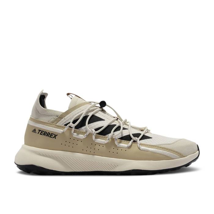 アディダス Adidas 【 Wmns Terrex Voyager 21 'Ivory Aluminium' Women Chalk White/Core Black/Aluminium 】 レディース 白色 ホワイト コア 黒色 ブラック｜スニケス