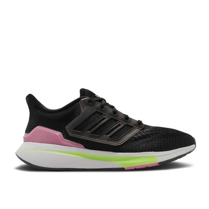 アディダス Adidas 【 Wmns Eq21 Run \u0027Black Pink\u0027 Women Core Black/Core Black/Grey Six 】 幽客 レディース 中核グループ 黒いこと 黒いこと 薄墨色 薄墨色