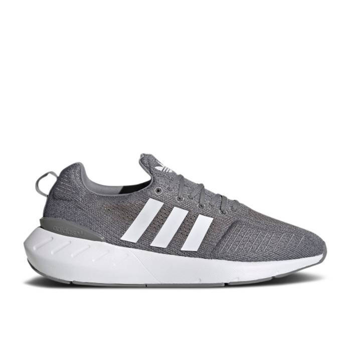 アディダス Adidas 【 Swift Run 22 \u0027Grey\u0027 Men Grey Three/Cloud White/Grey Four 】 Swift 幽客 メンズ 薄墨色 薄墨色 白いこと 白いこと