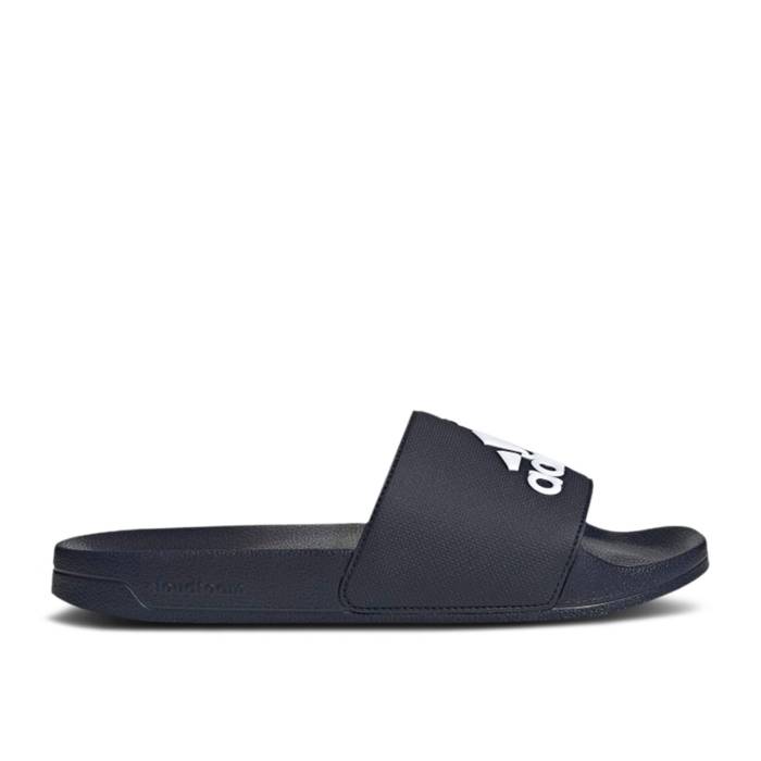 アディダス Adidas 【 Adilette Shower Slide \u0027Legend Ink\u0027 Men Legend Ink/Cloud White/Legend Ink 】 アディレッタ Slide サンダル メンズ Legend 伝え話し 白いこと 白いこと