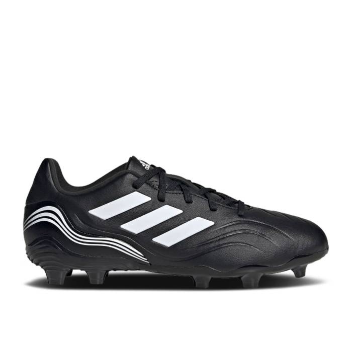 アディダス Adidas 【 Copa Sense.3 Fg J \u0027Black White\u0027 Youth Core Black/Cloud White/Vivid Red 】 御坊っちゃん キッズ 中核グループ 黒いこと 黒いこと 白いこと 白いこと Red 赤・赤いこと