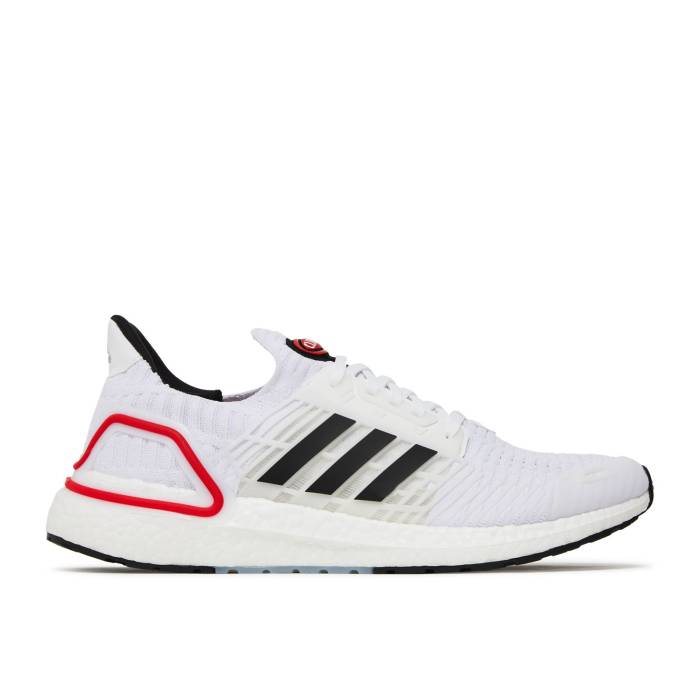 アディダス Adidas 【 Ultraboost Climacool 1 Dna White Vivid Red Men Cloud White/Core Black/Vivid Red 】 クライマクール メンズ 白色 ホワイト コア 黒色 ブラック Red 赤・レッド