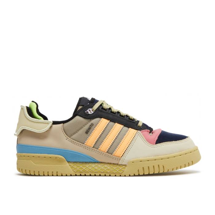 アディダス Adidas 【 Bad Bunny X Forum Powerphase \'Catch And Throw\' Men Sand/Acid Orange/Halo Gold 】 フォーラム メンズ 砂色・サンド orange 橙・オレンジ ゴールド
