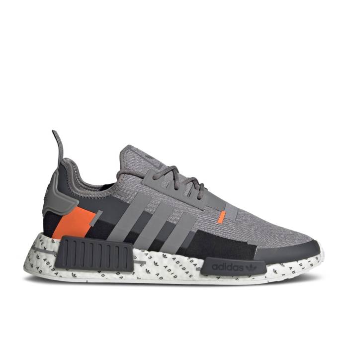 アディダス Adidas 【 Nmd_R1 'Grey Solar Orange' Men Grey Three/Grey Three/Team Solar Orange 】 メンズ 灰色 グレー Team チーム orange 橙・オレンジ