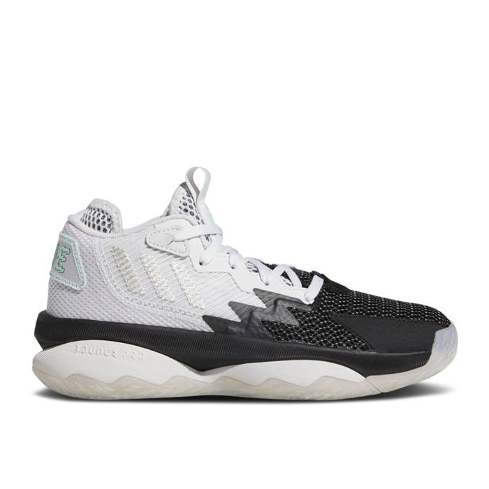 アディダス Adidas 【 Dame 8 J Dash Grey Youth Dash Grey/Grey One/Clear Mint 】 ジュニア キッズ 灰色 グレー