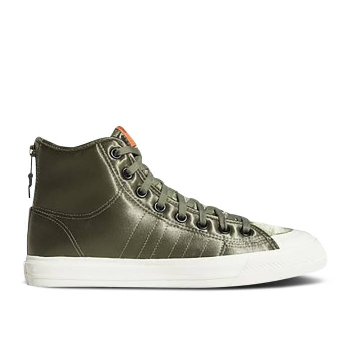 アディダス Adidas 【 Nizza High Rf \u0027Legend Green\u0027 Men Legend Green/Orange/Off White 】 御機嫌 メンズ Legend 先祖伝承 green 緑・緑であること orange 橙・オレンジ色 白いこと 白いこと