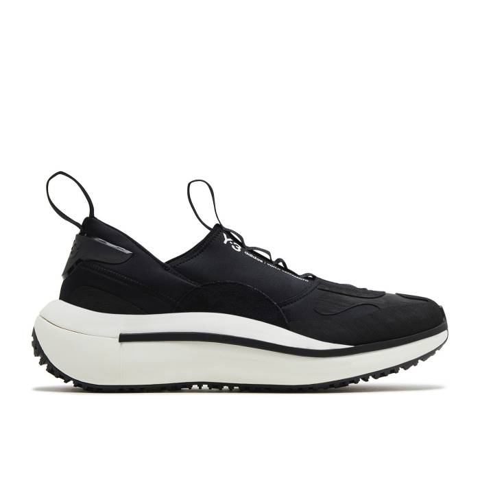 アディダス Adidas 【 Y-3 Qisan Cozy \u0027Black White\u0027 Men Black/Black/Core White 】 メンズ 黒いこと 黒いこと 中核グループ 白いこと 白いこと