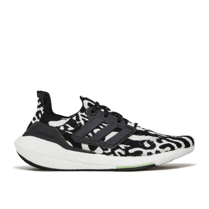 アディダス Adidas 【 Ultraboost 22 \u0027Zebra\u0027 Men Core Black/Core Black/Almost Lime 】 メンズ 中核グループ 黒いこと 黒いこと 菩提樹