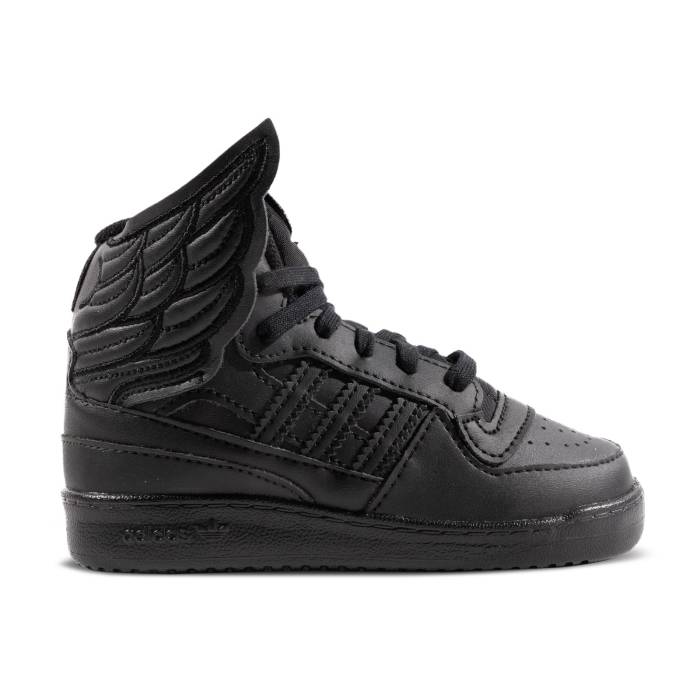 アディダス Adidas 【 Jeremy Scott X Wings 4.0 I 'Core Black' Infant Core Black/Core Black/Cloud White 】 ジェレミー ベビー コア 黒色 ブラック 白色 ホワイト｜スニケス