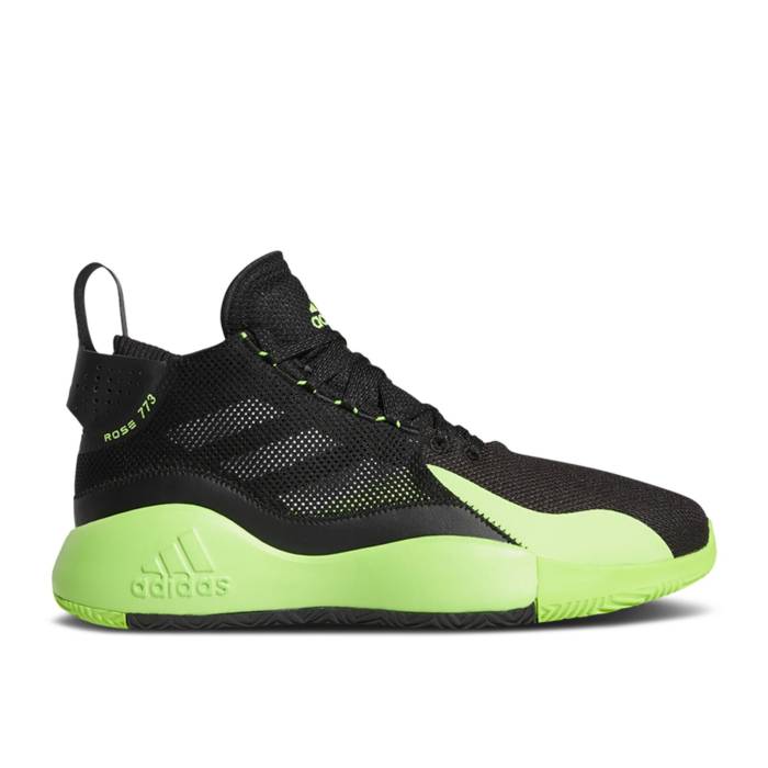 アディダス Adidas 【 D Rose 773 2020 Black Team Solar Green Men Core Black/Team Solar Green/Grey Six 】 Rose ローズ Team チーム メンズ コア 黒色 ブラック Team チーム green 緑・グリーン 灰色 グレー