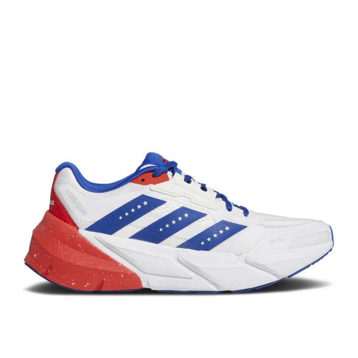 アディダス Adidas 【 Adistar 'Peachtree' Men Cloud White/Collegiate Royal/Red 】 メンズ 白色 ホワイト Red 赤・レッド