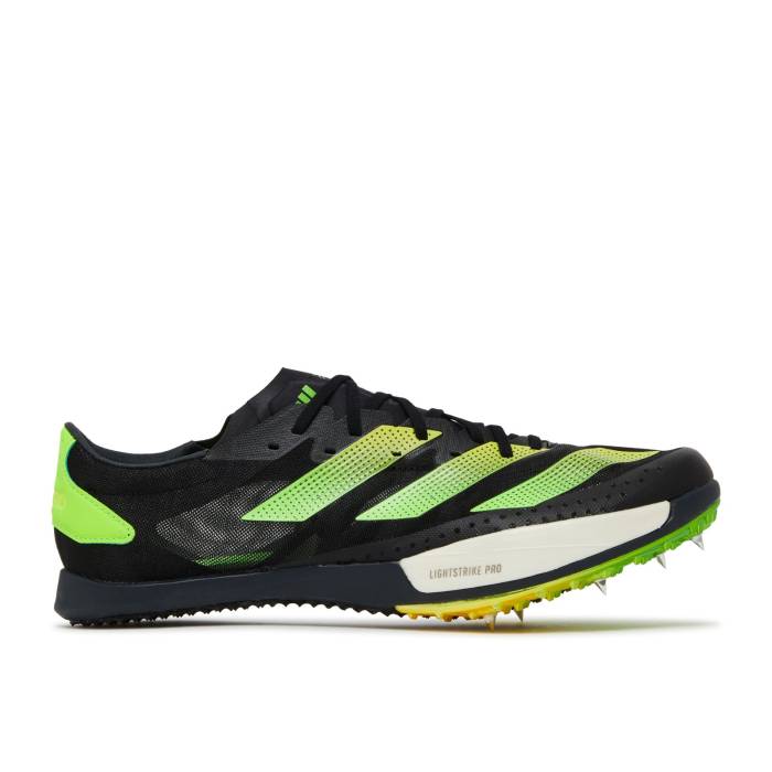 アディダス Adidas 【 Adizero Ambition Black Solar Green Men Core Black/Beam Yellow/Solar Green 】 アディゼロ メンズ コア 黒色 ブラック yellow 黄色・イエロー green 緑・グリーン