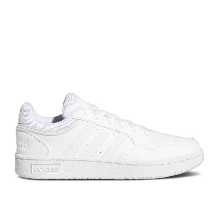 アディダス Adidas 【 Wmns Hoops 3.0 Low \u0027White Dash Grey\u0027 Women Cloud White/Cloud White/Dash Grey 】 レディース 白いこと 白いこと 薄墨色 薄墨色