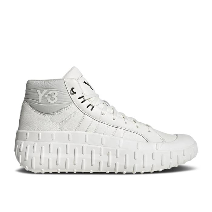アディダス Adidas 【 Y-3 Gr.1P High Gtx \u0027Core White\u0027 Men Core White/Core White/Black 】 ご機嫌 メンズ 中核グループ 白いこと 白いこと 黒いこと 黒いこと