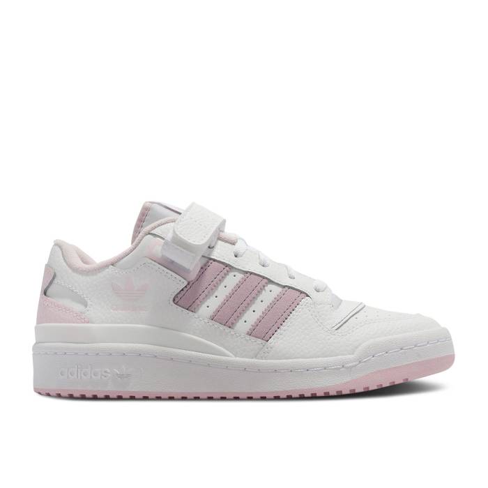 アディダス Adidas 【 Forum Low City J \u0027White Almost Pink\u0027 Youth Cloud White/Almost Pink/Light Purple 】 討論会 シティ 御坊っちゃん キッズ 白いこと 白いこと pink サクラ色 Purple 紫・パープル