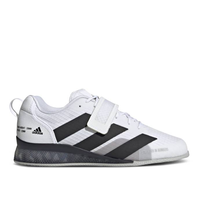 アディダス Adidas 【 Adipower Weightlifting 3 \u0027White Black Grey\u0027 Men Cloud White/Core Black/Grey Two 】 黒いこと 黒いこと メンズ 白いこと 白いこと 中核グループ 黒いこと 黒いこと 薄墨色 薄墨色