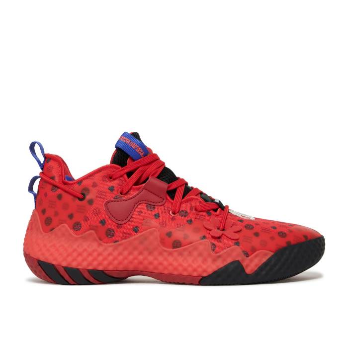 アディダス Adidas 【 Harden Vol. 6 \u0027Vivid Red Monogram\u0027 Men Vivid Red/Core Black/Team Victory Red 】 ハーデン Red 赤・赤いこと メンズ Red 赤・赤いこと 中核グループ 黒いこと 黒いこと Team 野球クラブ Victory 制勝