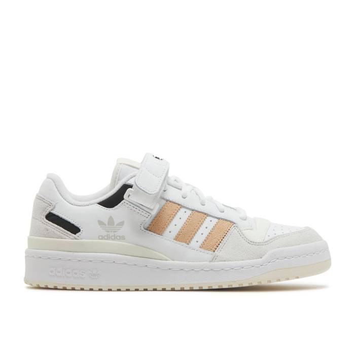 アディダス Adidas 【 Wmns Forum Low \u0027White Magic Beige\u0027 Women Cloud White/Magic Beige/Core Black 】 討論会 神通力 レディース 白いこと 白いこと 神通力 ベージュ 中核グループ 黒いこと 黒いこと